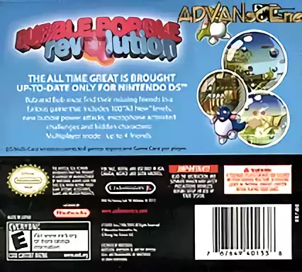 Image n° 2 - boxback : Bubble Bobble Revolution (v01)
